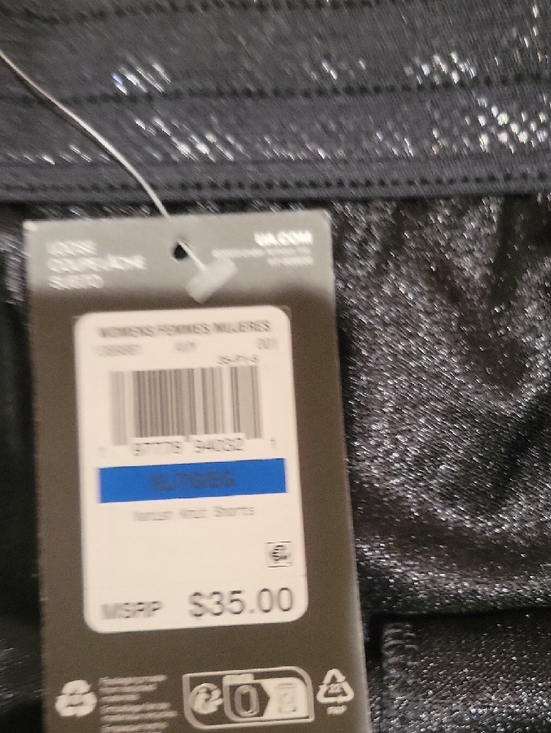 Under Armour Women's Black Mesh Running Shorts - Picture 13 of 13